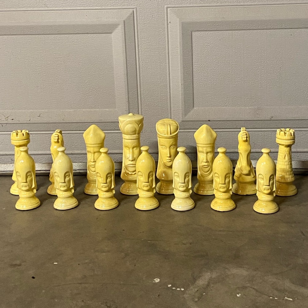 Oversized Chess Pieces Decor
